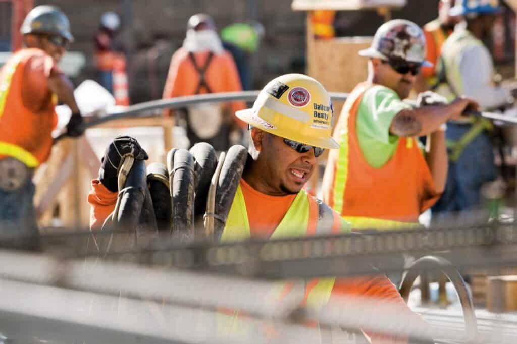 workers on a job site