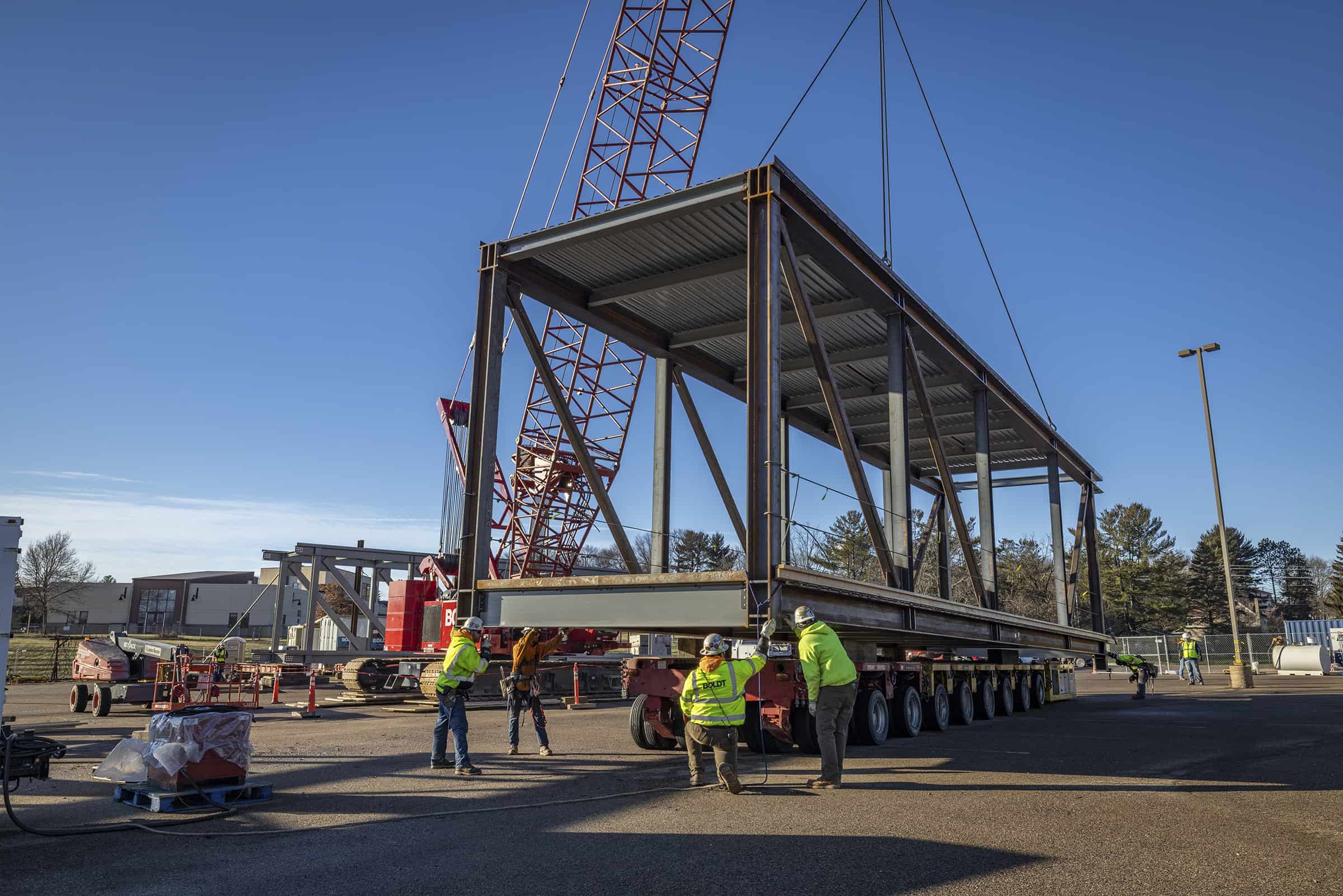 Marshfield Clinic Connector Bridge Construction