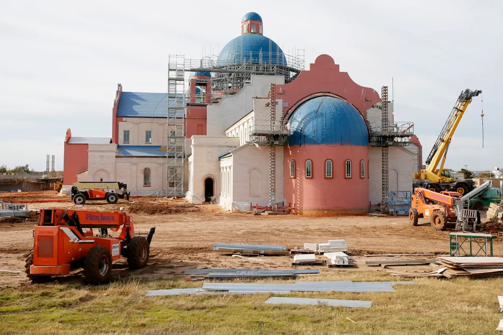Shrine being constructed in Oklahoma City