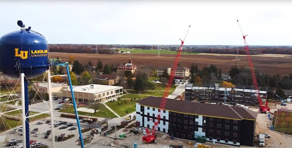 Lakeland University Residence Halls Build