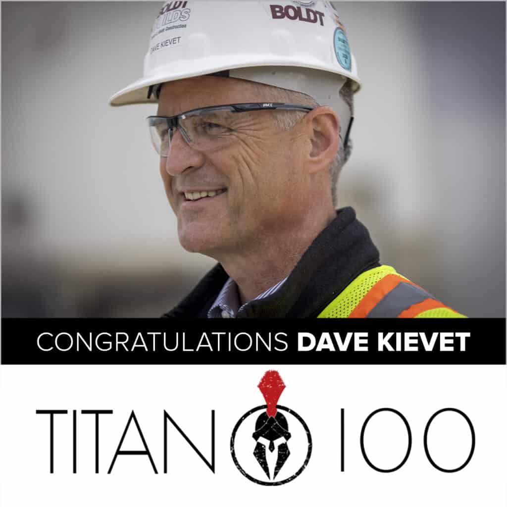 Dave Kievet to Titan 100