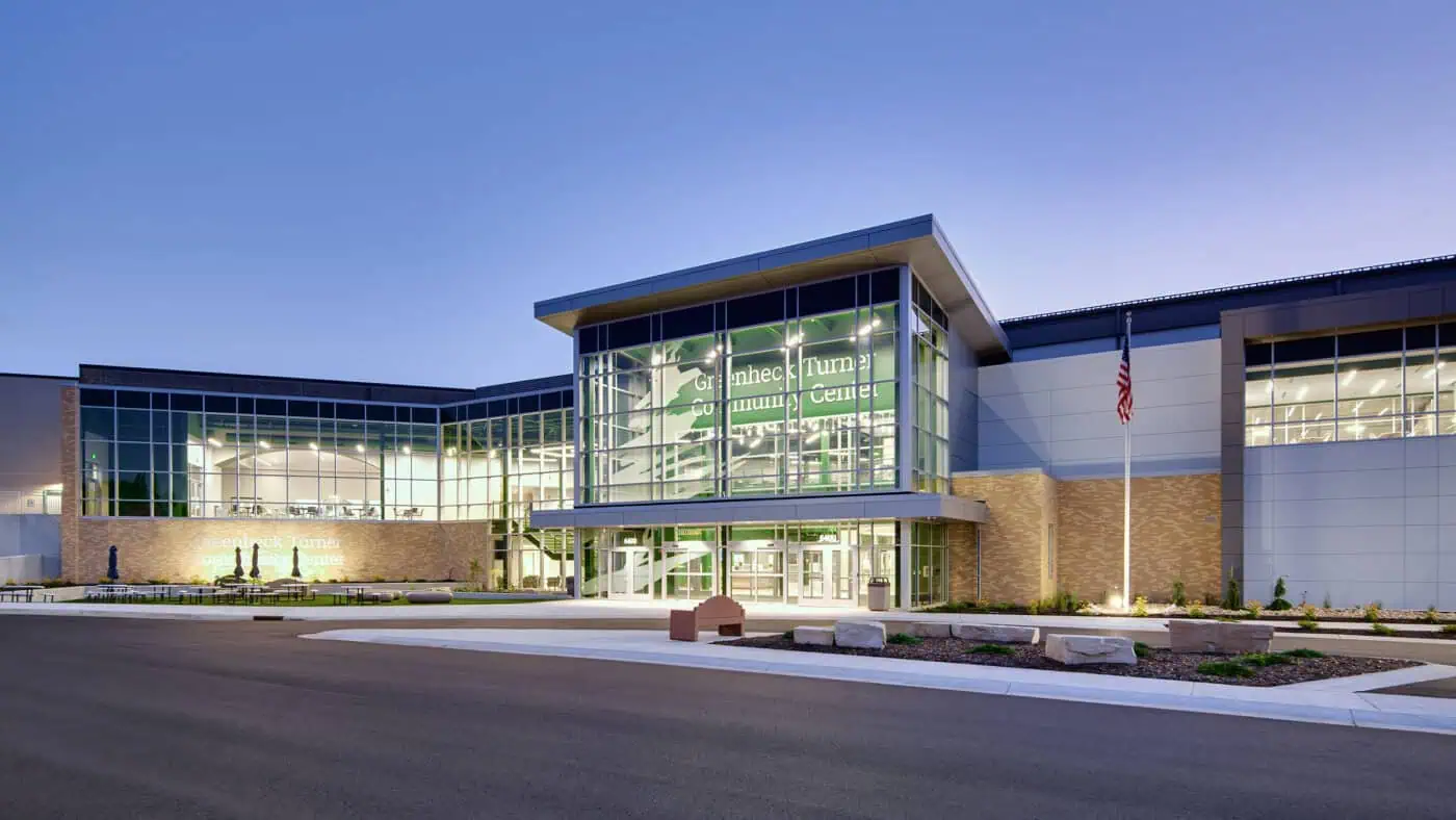 Greenheck Turner Community Center Exterior Shot