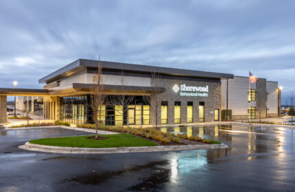 Exterior shot of the Madison Behavioral Health Hospital