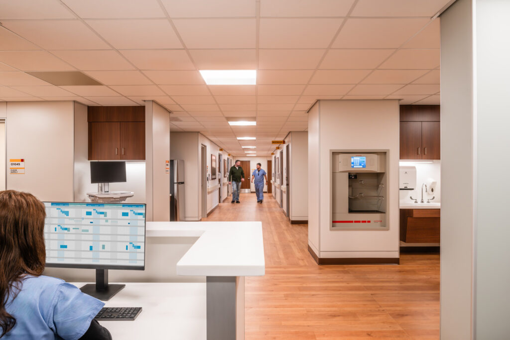 Finished healthcare clinic from a modular build. Just one option for rural healthcare systems.