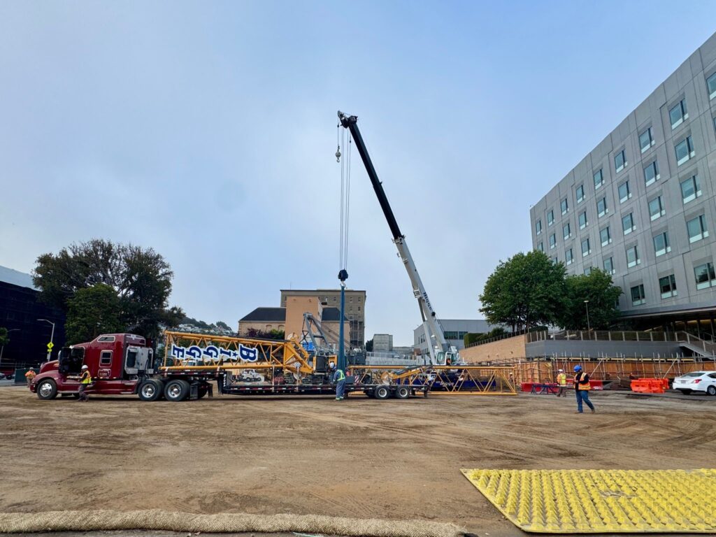 Shoring Operations underway on site.
